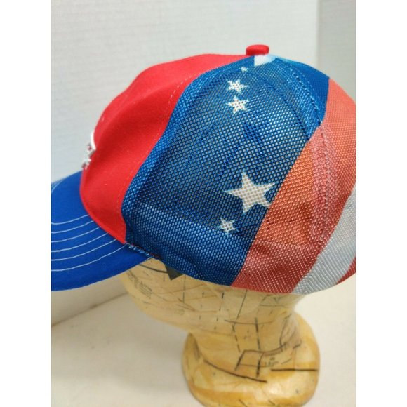 K- Products Budweiser American Flag Adjustable Mesh Trucker Hat Cap Beer - Picture 4 of 7
